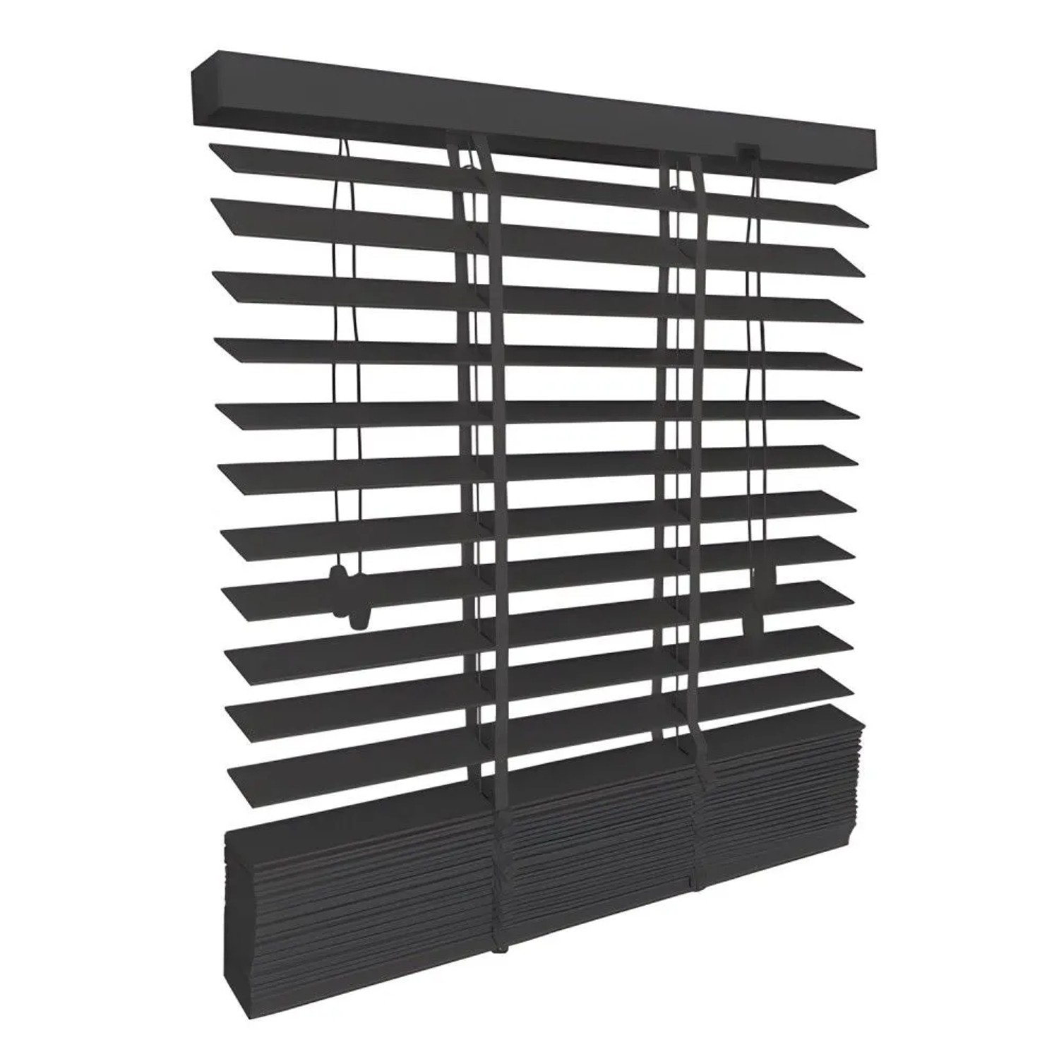 Sol Royal SolDecor BE5 Holzjalousie B105xH250cm Schwarz
