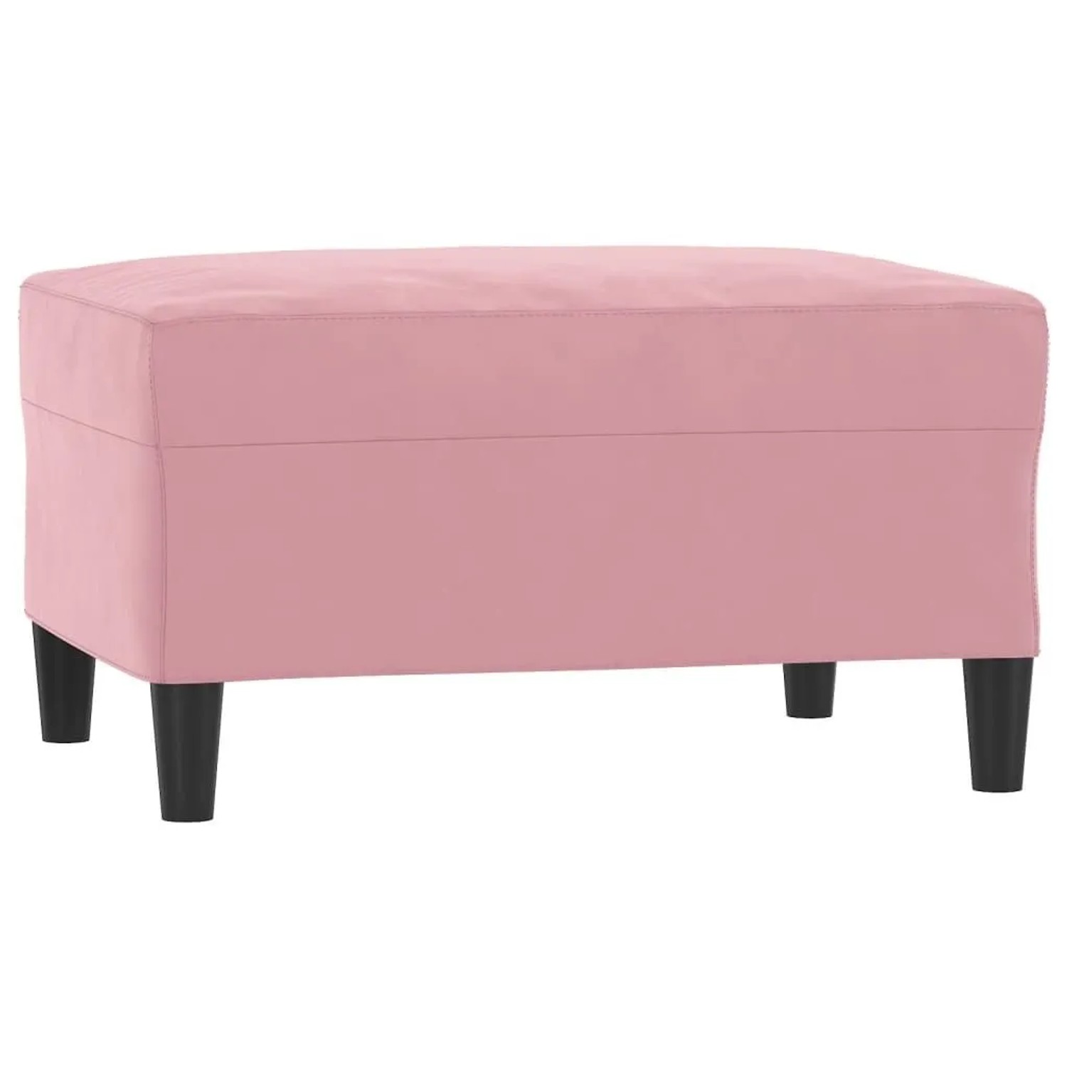 vidaXL Fußhocker Rosa 70x55x41 cm Samt 349320