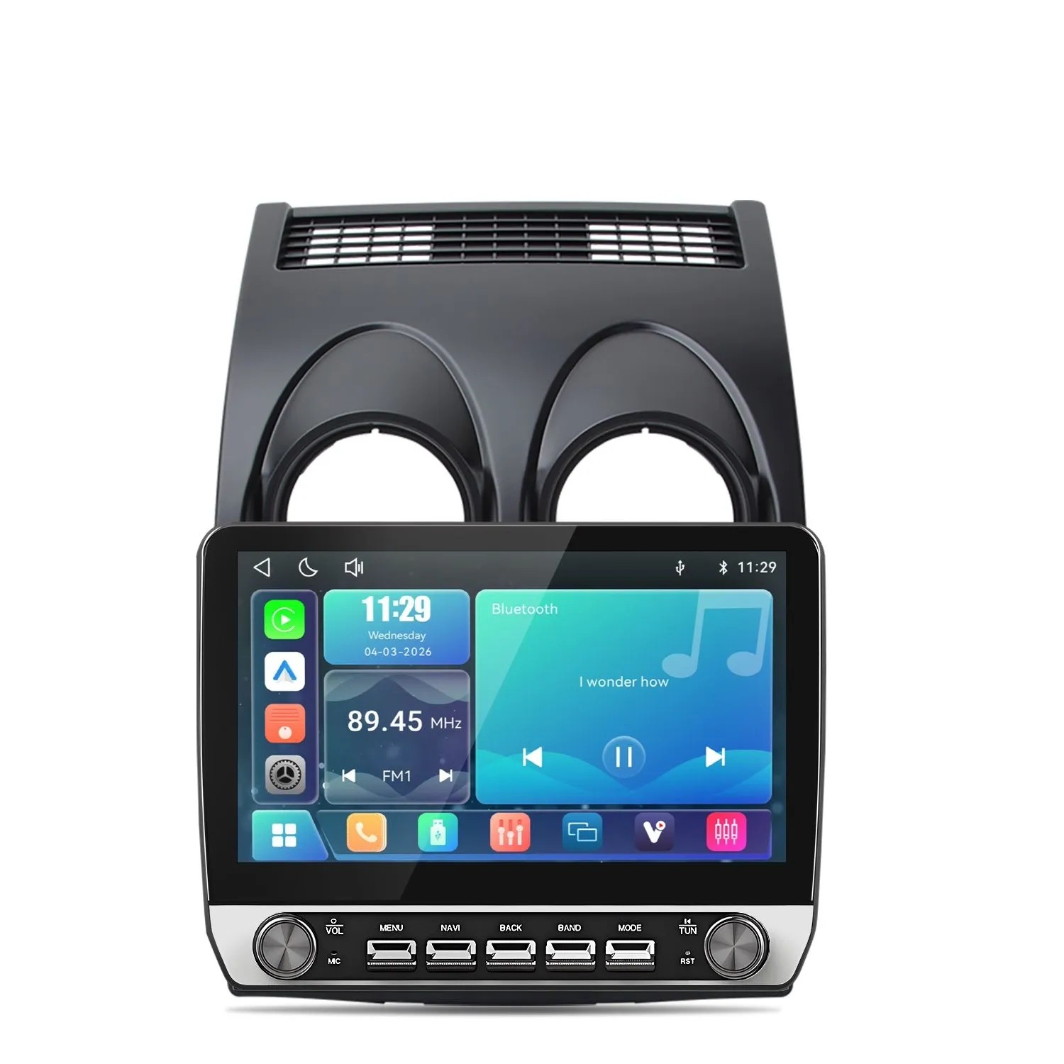 Junsun Autoradio Für Nissan Qashqai 1 J10 2006-2013 Linux Mit Tasten + Drehknopf