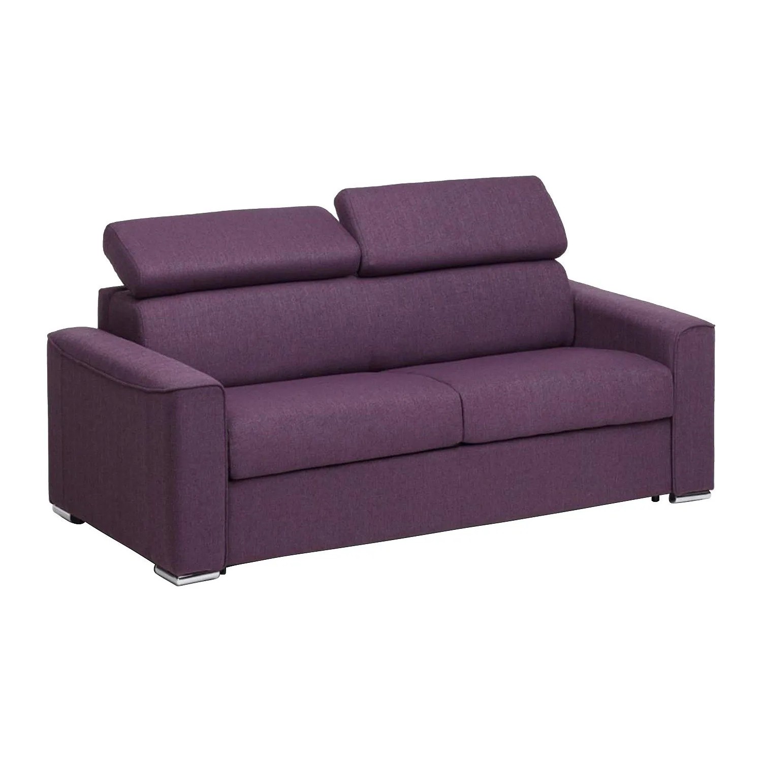 Vente-unique Schlafsofa Vizir Violett 196 cm