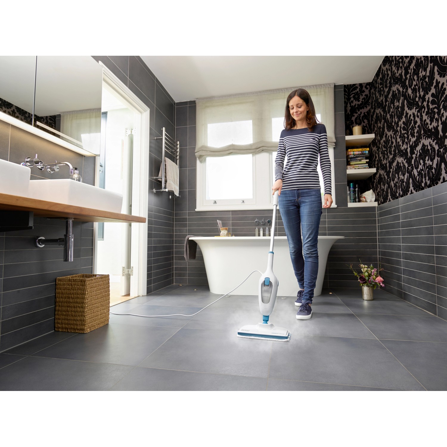 Black+Decker Dampfbesen Steam Mop Deluxe 1'600 W kaufen bei OBI