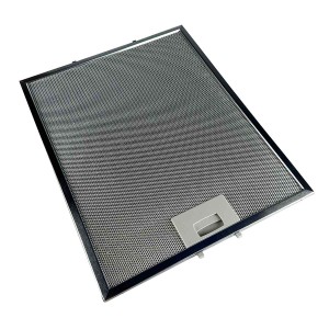 AIR2GO Metall-Fettfilter 352x284mm für Dunstabzugshauben, silberfarben.