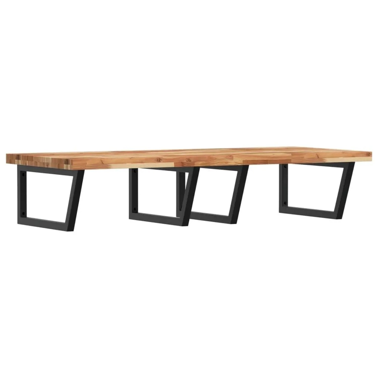 vidaXL Waschbeckenregal Wandmontage Stahl und Akazienholz 3302951 günstig online kaufen