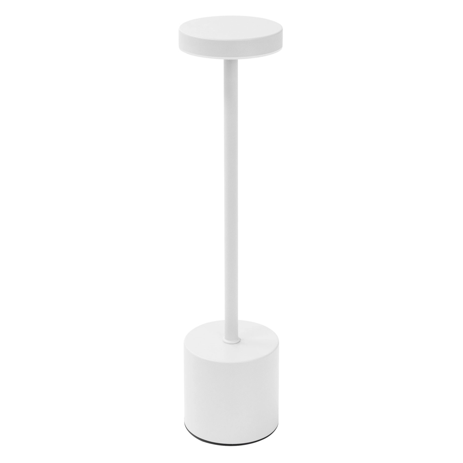 ML-Design LED Tischlampe Kabellos Touch Weiß Ø8x34,5 cm Dimmbar