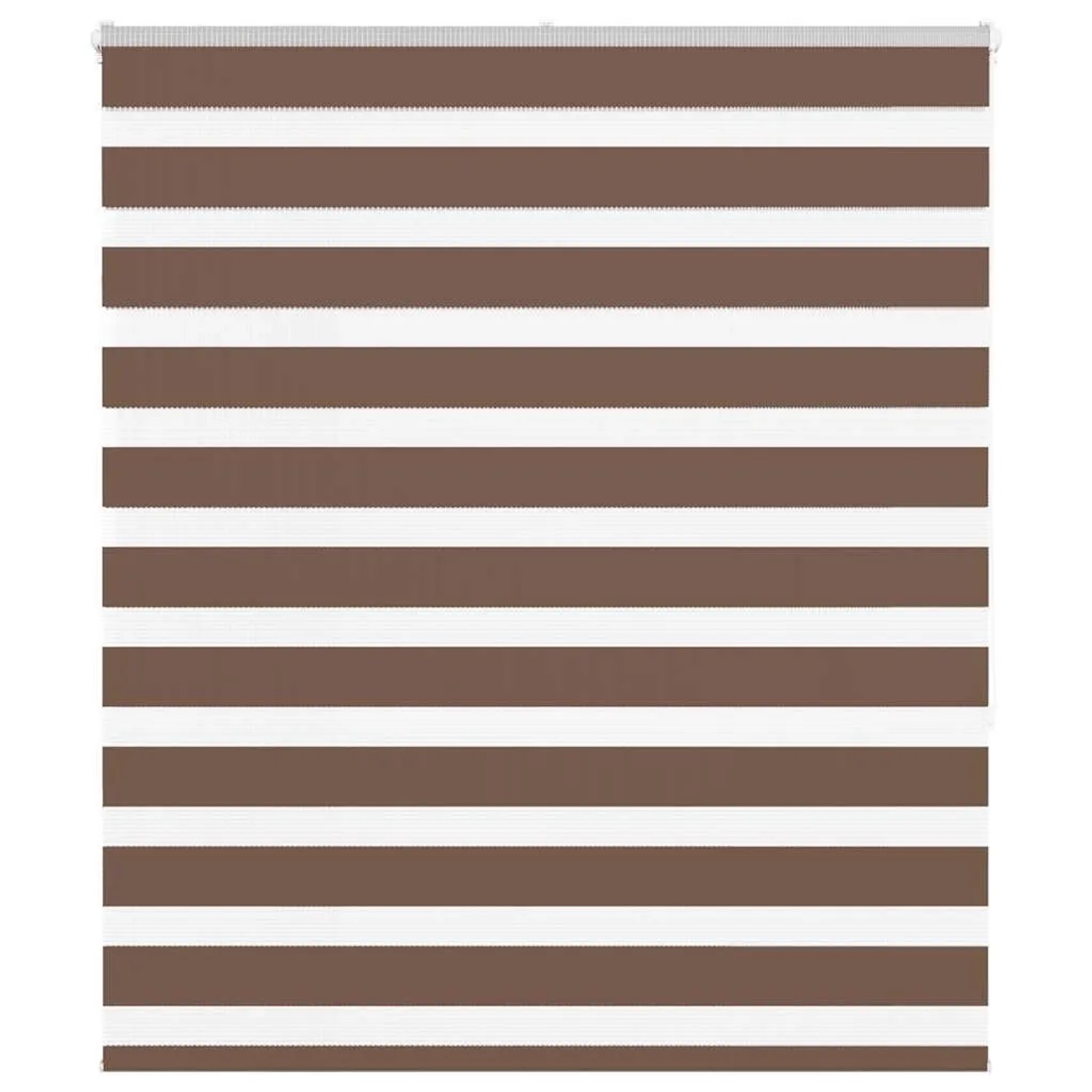 vidaXL Doppelrollo Braun 120x150 cm Stoffbreite 115,9 cm Polyester 4014343 günstig online kaufen