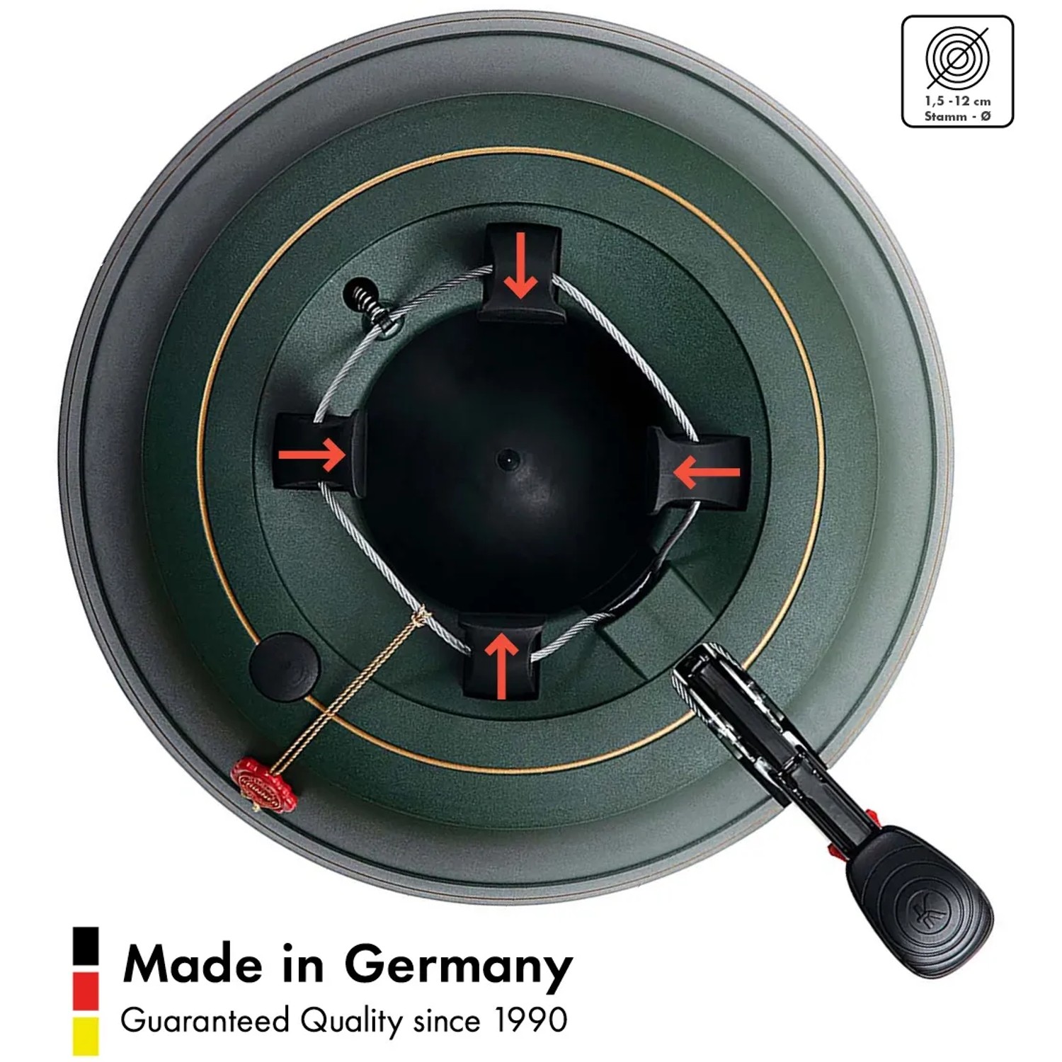 Krinner Christbaumständer mit Wassertank Ultra Grip XL mit Seilzug kaufen bei OBI