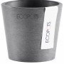 Ecopots Pflanztopf Amsterdam Mini, 8 cm, grau. Blumentopf für Innen- und Außenbereich.