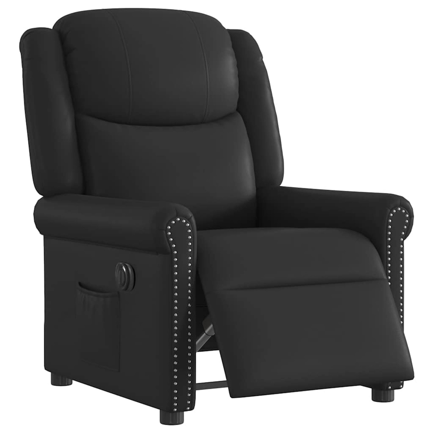 vidaXL Relaxsessel Elektrisch Glänzend Schwarz Kunstleder 3303414 günstig online kaufen