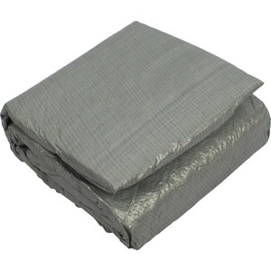 Graue Exit Pool-Bodenplane, passend für Pools 400x200 cm, schützt vor Beschädigungen und Schimmel.