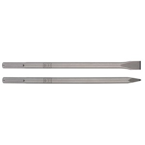 Metabo SDS-Max Meißelsatz, 2-teilig: Spitz- und Flachmeißel für Mauerwerk und Beton.