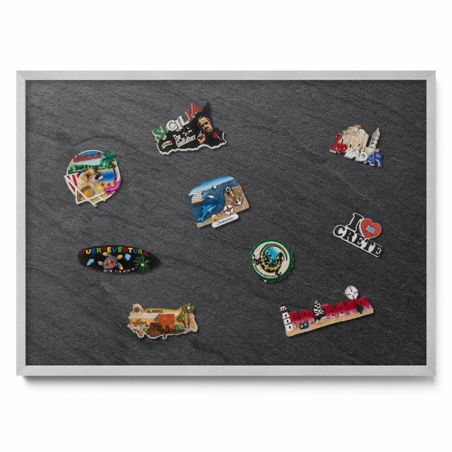 Tulup Magnettafel Magnettafel aus Metall für Souvenirs Steinmauerstruktur 7 günstig online kaufen