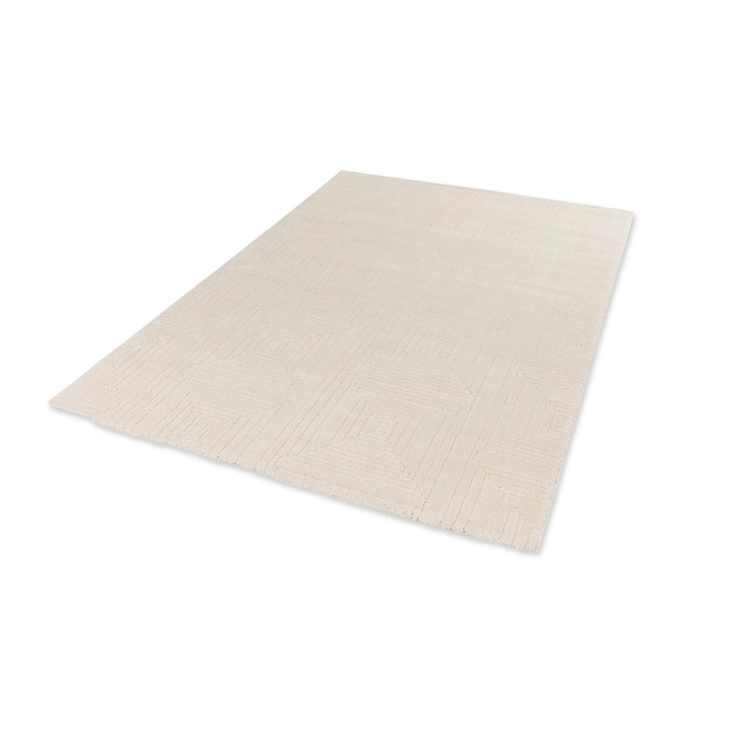 Schöner Wohnen Teppich Pure Design 133 cm x 190 cm Creme