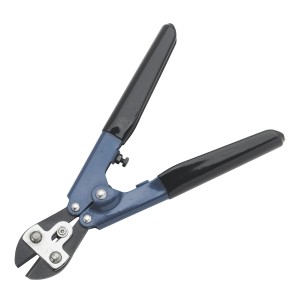 LUX Bolzenschneider Mini Classic, 200 mm, Werkzeugstahl, Zange mit Kunststoffhandschutz.