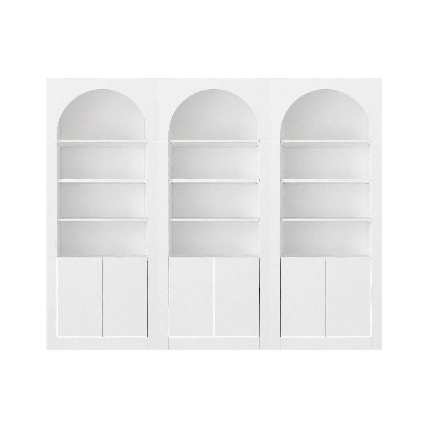 Vente-unique Bücherregal Cymora Weiß 74 cm