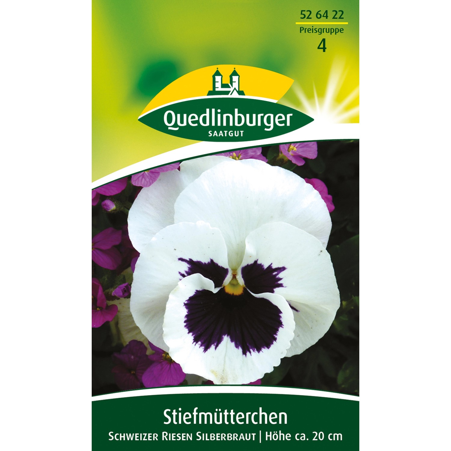 Quedlinburger Stiefmütterchen ''Schweizer Riesen Silberbraut'' günstig online kaufen