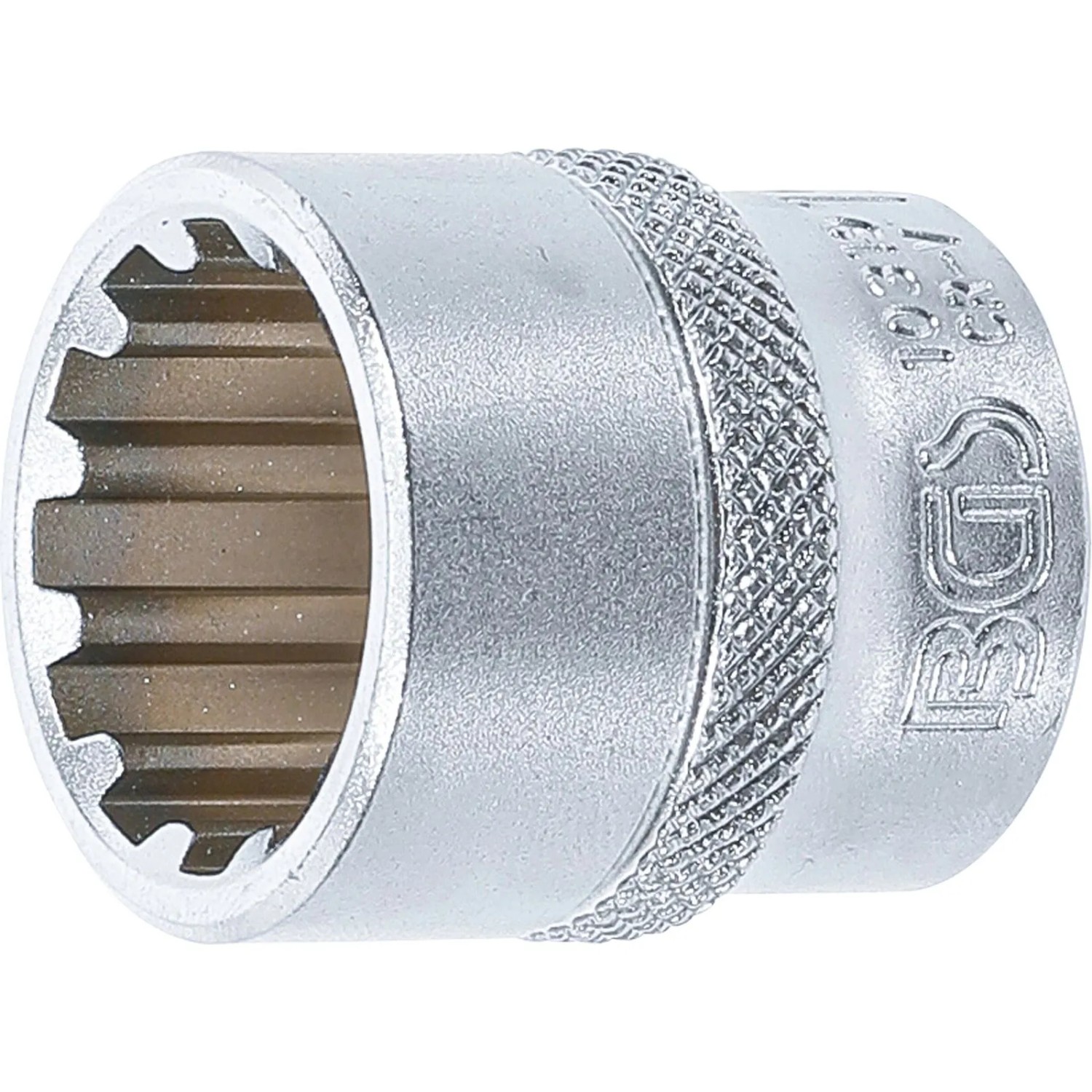 BGS Steckschlüssel Einsatz Gear Lock Antrieb Innenvierkant 10 Mm  3 8 Zoll  SW 19 Mm 10319