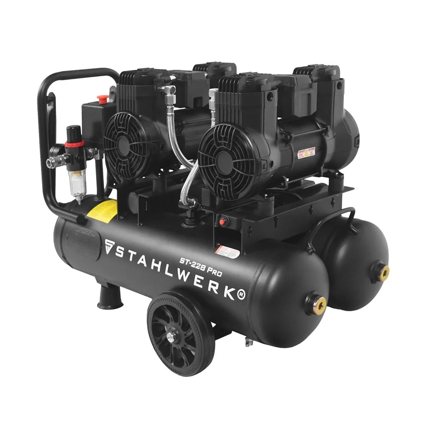 STAHLWERK Kompressor 8 Bar 22 L 3,54 PS 2,6 KW 410 L Min Druckluftkompressor