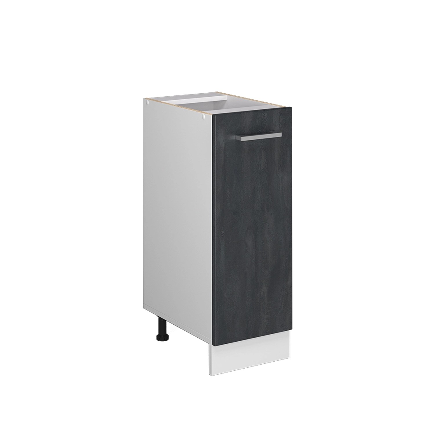 Thumbnail - Vicco Apothekerschrank R-Line Medizinschrank für die Küche Schwarz Beton 30 cm ohne Arbeitsplatte