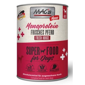 Mac's Hunde-Nassfutter Mono Sensitive Pferd Pur 800 g