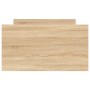 Bettgestell Sonoma-Eiche 90x200 cm mit Schubladen, Holzstruktur