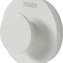 Weißer Tiger Haken Urban Klein für Bad & Küche. Skandinavisches Design, einfache Klebe-Montage.
