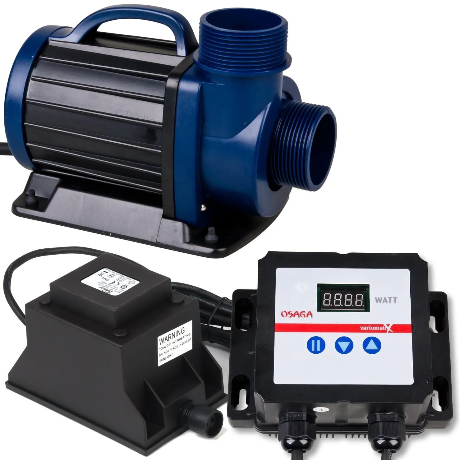 Image of Osaga VariomatiX OHE 12 Volt 10000 VX 84 Watt 9,3m³/h 4,6m hmax OHE-10000VX 12 Volt