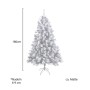 Svita künstlicher Weihnachtsbaum, 180 cm, mit Schnee, Zapfen und Beeren, Luvi-Nadeln.