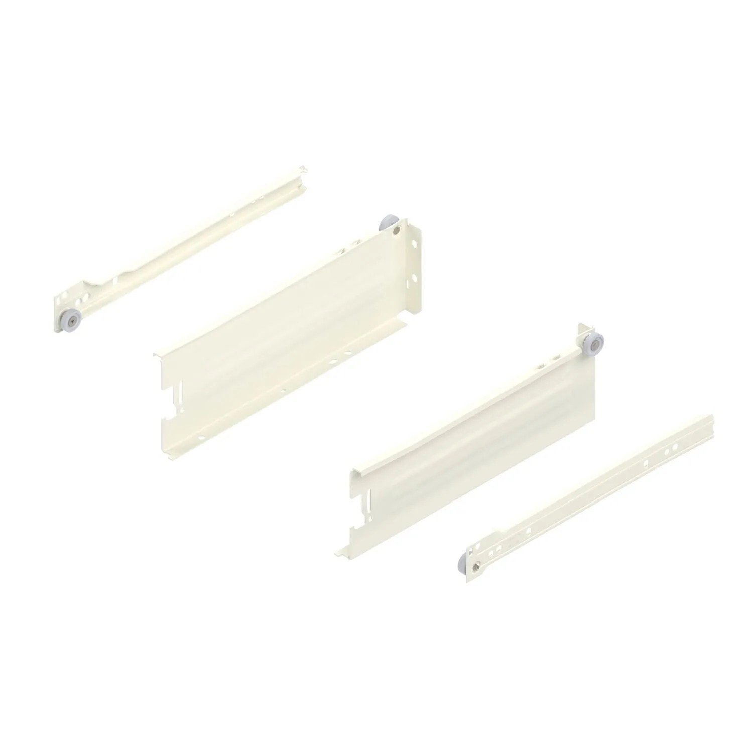Blum Zarge Metabox M 320 Schraubversion Teilauszug Nennlänge 270 mm Cremeweiß