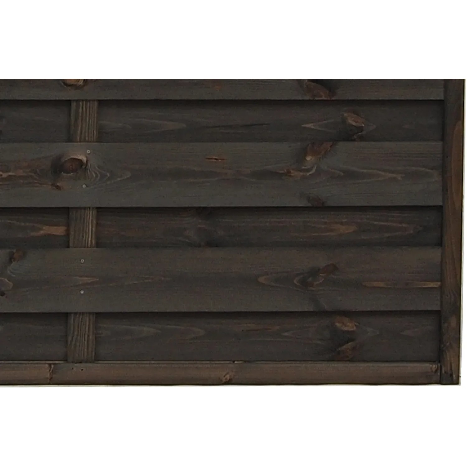 Graues Sichtschutzzaun-Element Wien, 180x90 cm, aus Holz für den Garten.