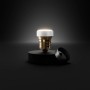 Osram LED-Flat-Leuchtmittel E27, 3,5W, mit schwarzem Ring zur individuellen Gestaltung.