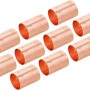 10 Kupfer Löt-Muffen, Ø 22 mm, für die dauerhafte Verbindung von Kupferrohren.