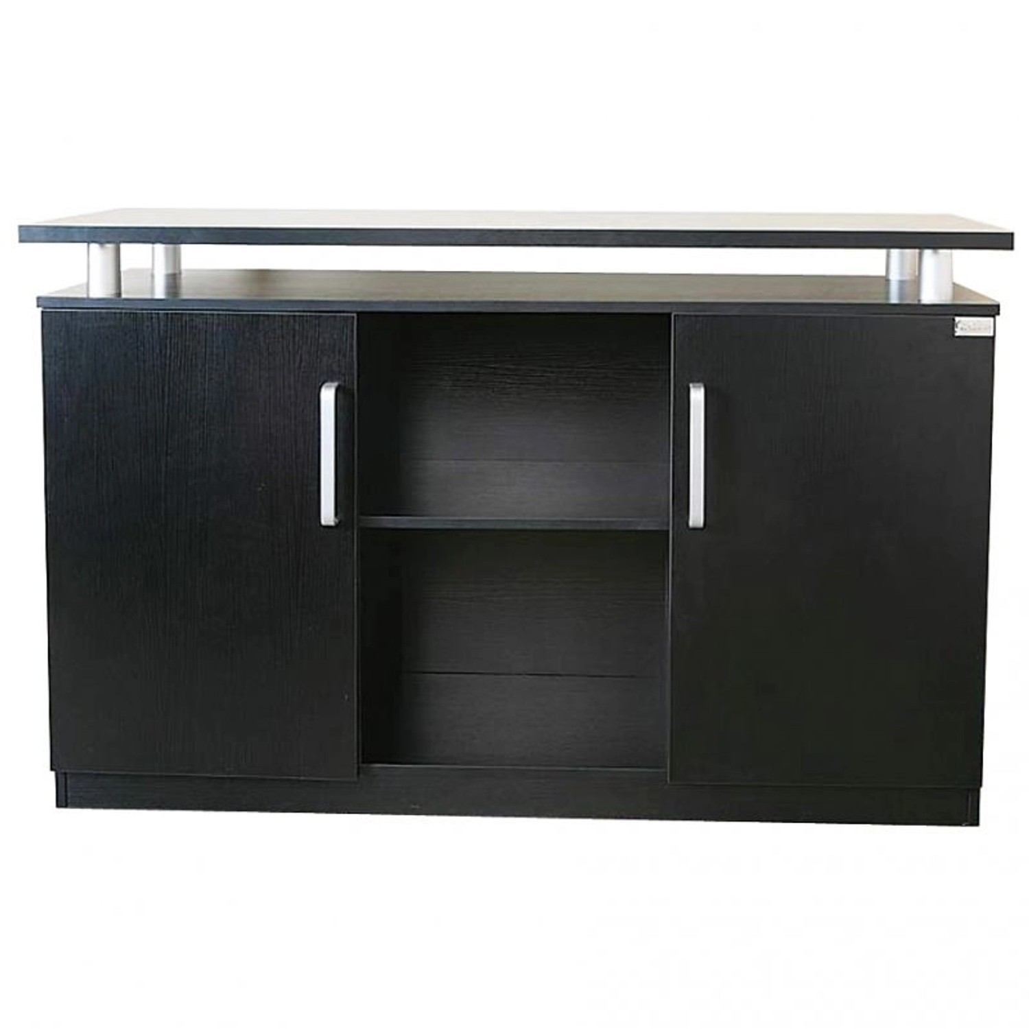 Jet-Line Aktenschrank Orly in Schwarz 140x85x43 cm günstig online kaufen