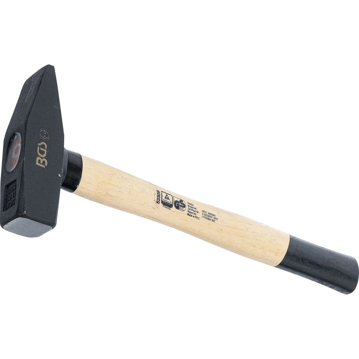 BGS Schlosserhammer Hickory Stiel DIN 1041 800 G 52308