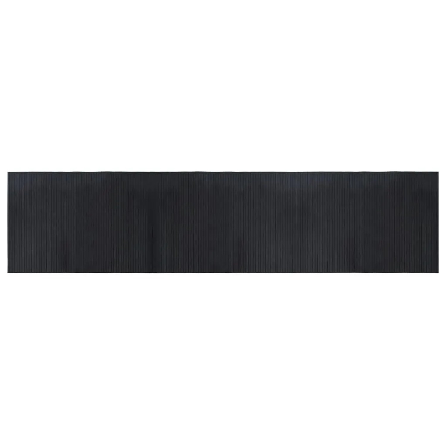 vidaXL Teppich Rechteckig Schwarz 70x300 cm Bambus 376750 günstig online kaufen