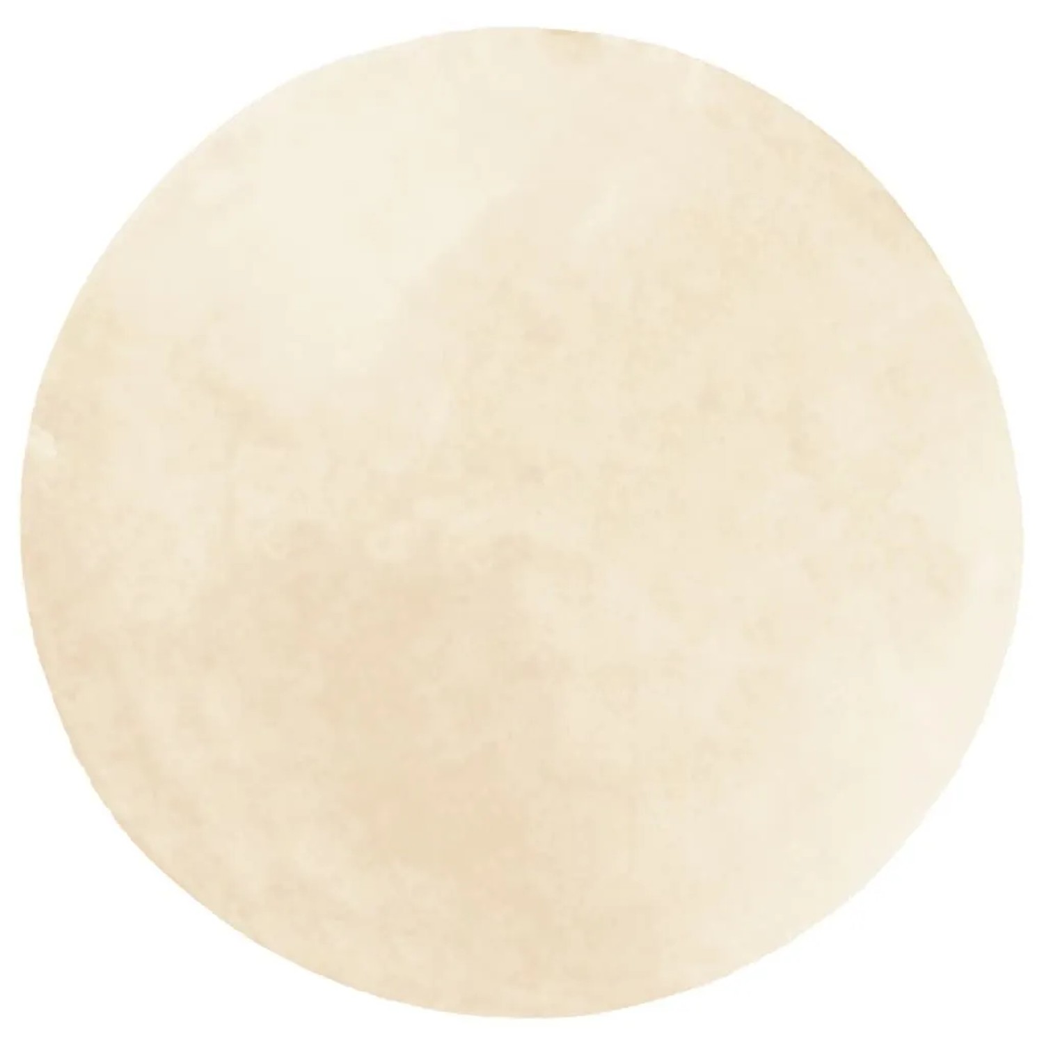 vidaXL Teppich HUARTE Kurzflor Weich und Waschbar Creme Ø 200 cm 375050 günstig online kaufen