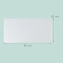 Relaxdays Whiteboard Folie Kunststoff Weiß Magnetisch Selbstklebend 40 cm x 80 cm_4