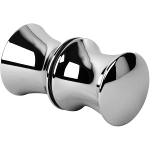 Schulte Knopfgriff aus Chrom für Duschkabinen MasterClass und Garant.