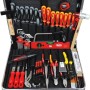Geöffneter Famex Werkzeugkoffer Professional, 301-teilig, gefüllt mit Werkzeugset.