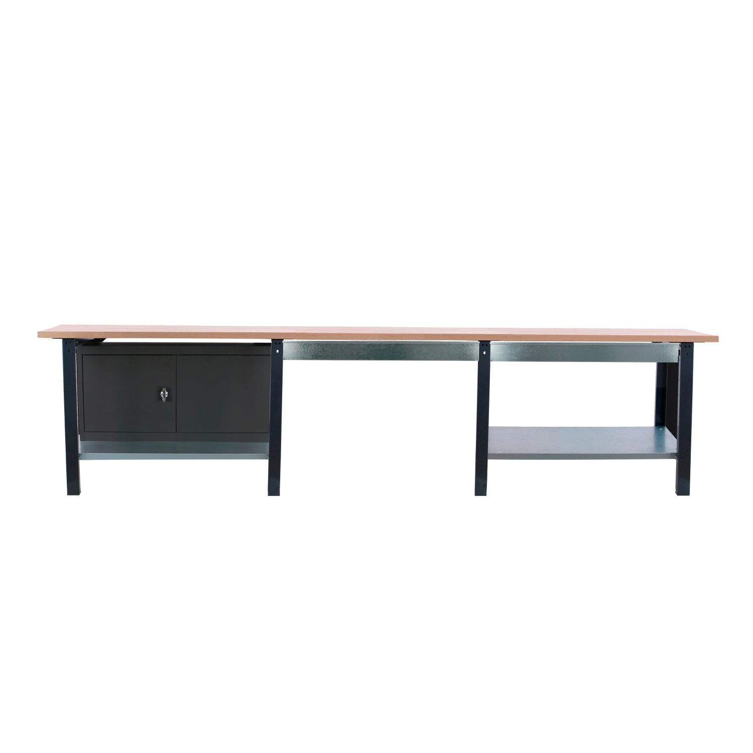 PROREGAL Werkbank BUFFALO WOOD Mit 2x Schublade Und Schrank HxBxT 86,5x300x günstig online kaufen