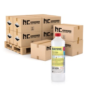 Bayzid pH Plus Flüssig, 240 x 1kg, auf Palette mit Kartons. pH-Regulierung für Pools.