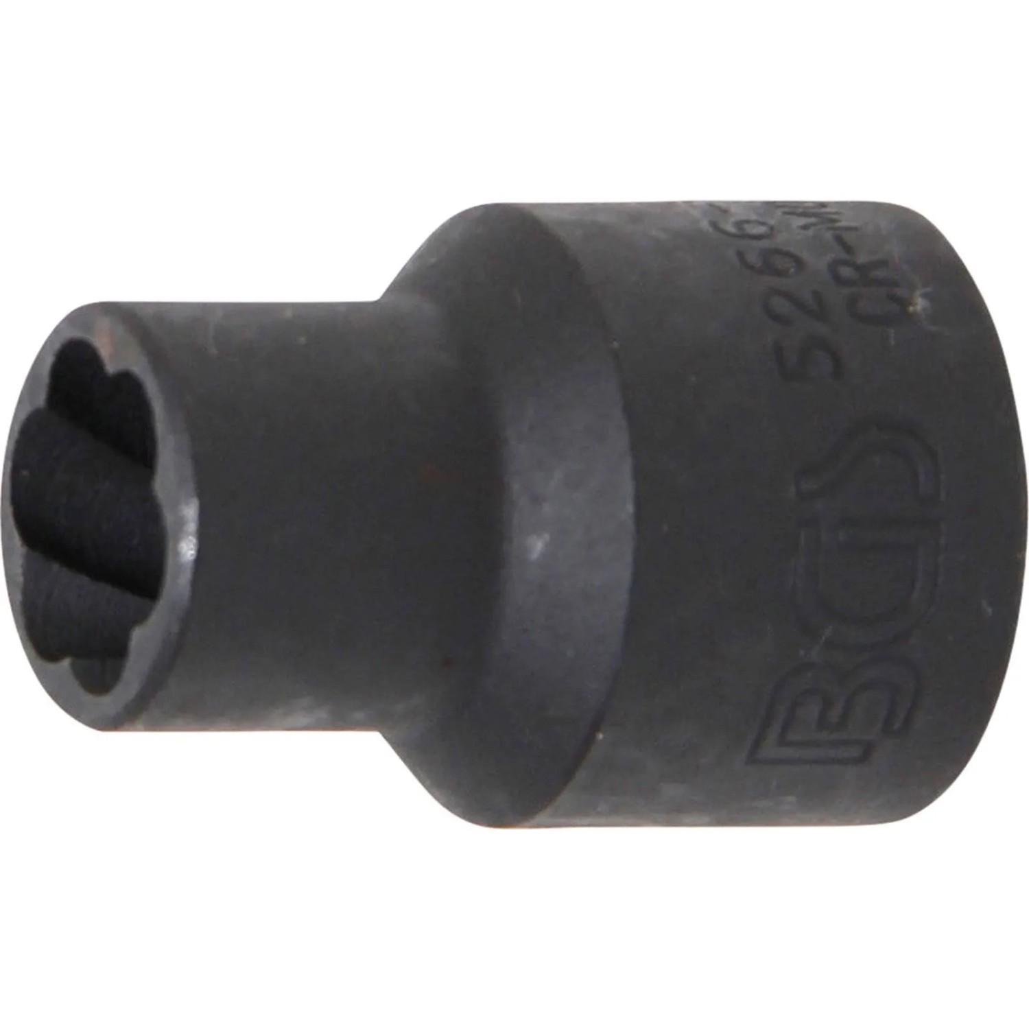 BGS Spiral Profil Steckschlüssel Einsatz Schraubenausdreher Antrieb Innenvierkant 12 5 Mm  1 2 Zoll  SW 11 Mm 5266 11