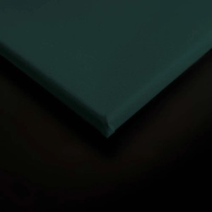 Detailaufnahme: Bricoflor Leinwandbild mit Oldtimer in Petrol/Schwarz, Wanddeko für Wohn- und Jugendzimmer.