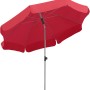 Roter Schneider Balkonschirm Locarno Ø 200 cm mit Knickfunktion für Balkon oder Terrasse.