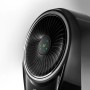 DeLonghi Ventilatorkühler EV250, schwarz, mit Ionisator und digitalem Display.