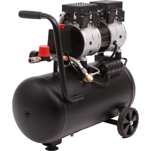 Yard Force Leisekompressor EX ARC24, 8 Bar, 750 W, mit Rädern und Handgriff.