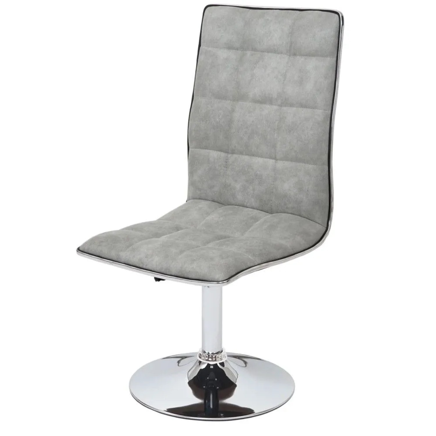 MCW Esszimmerstuhl C41 2er-Set Vintage Betongrau Stoff/Textil