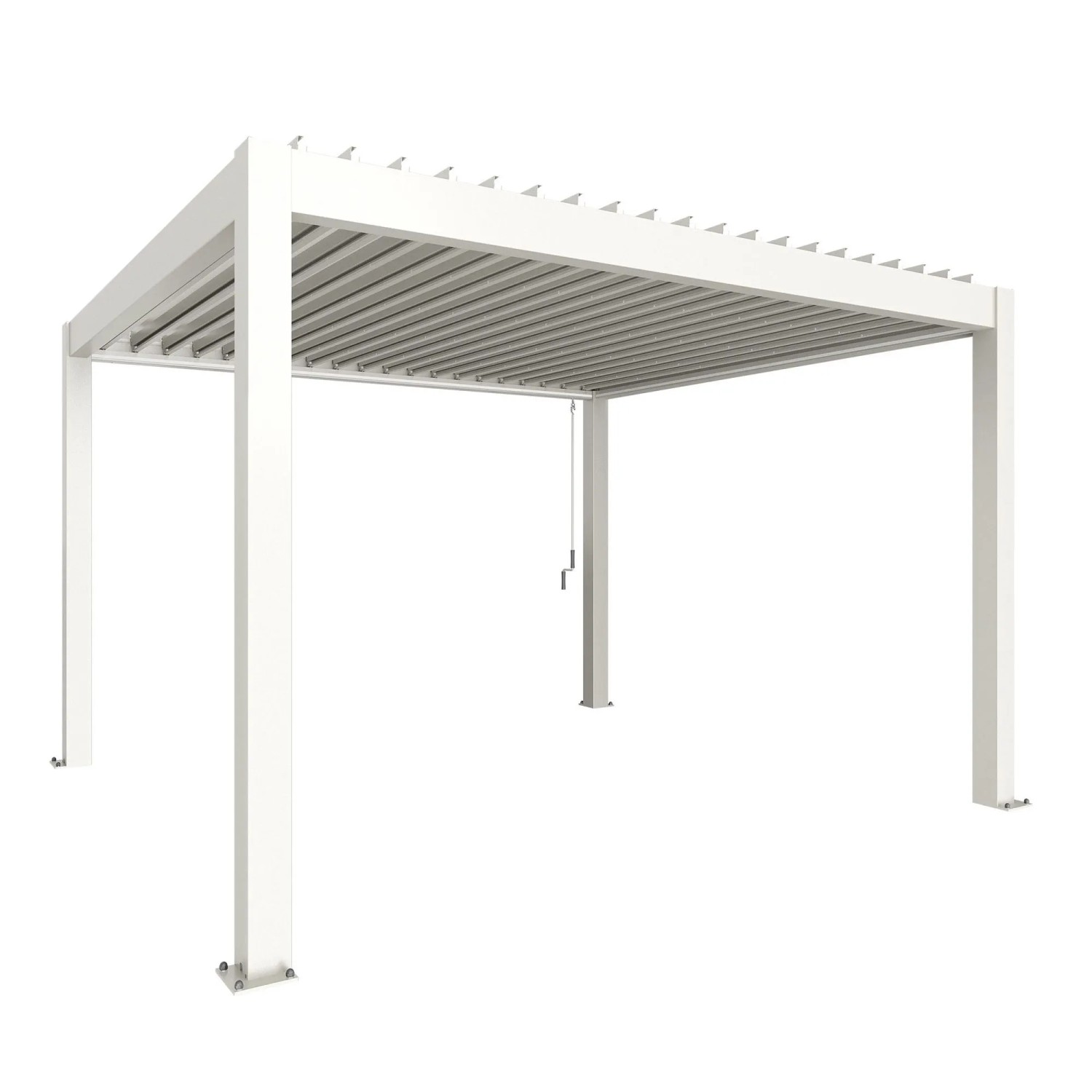 Biohort Pergola 4 m x 3,5 Weiß