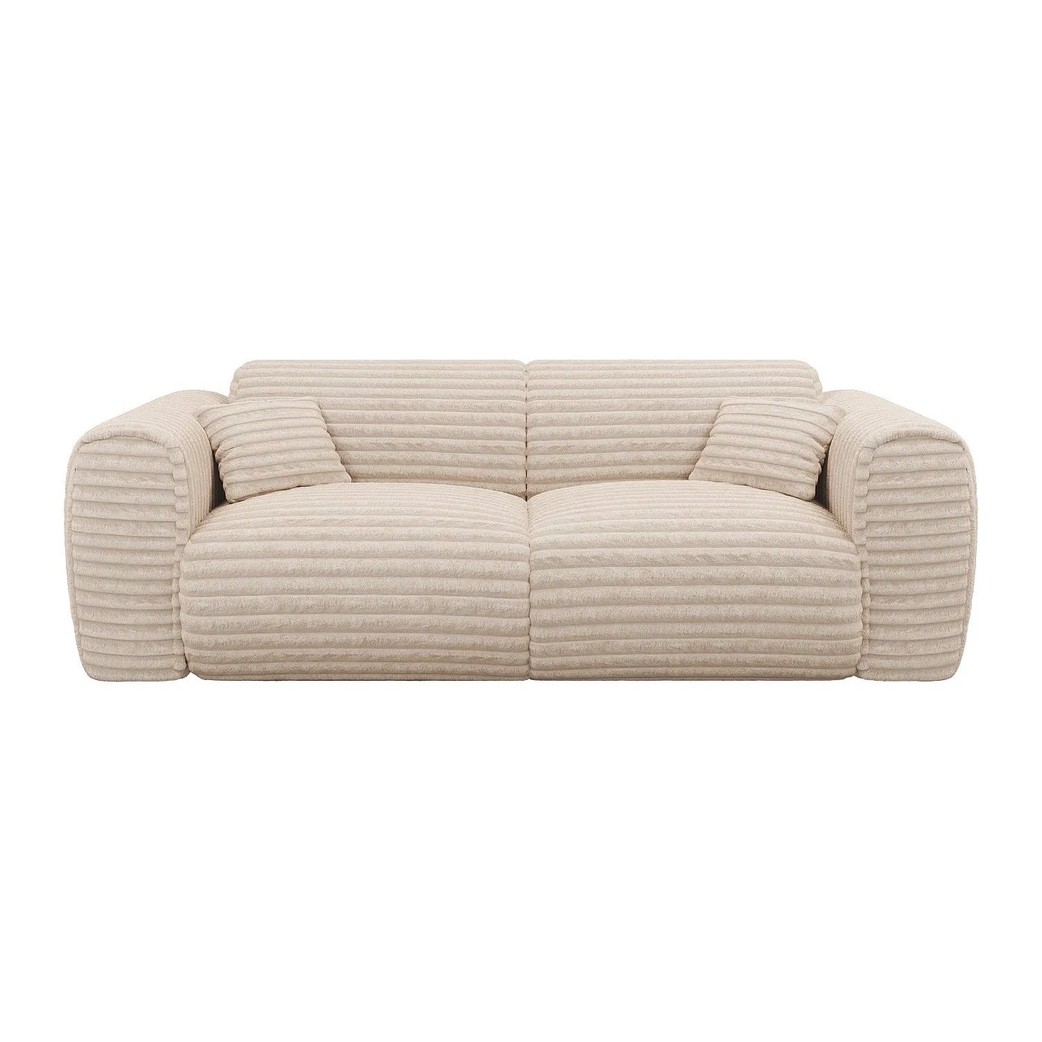 Vente-unique Schlafsofa Pognia Beige 216 cm