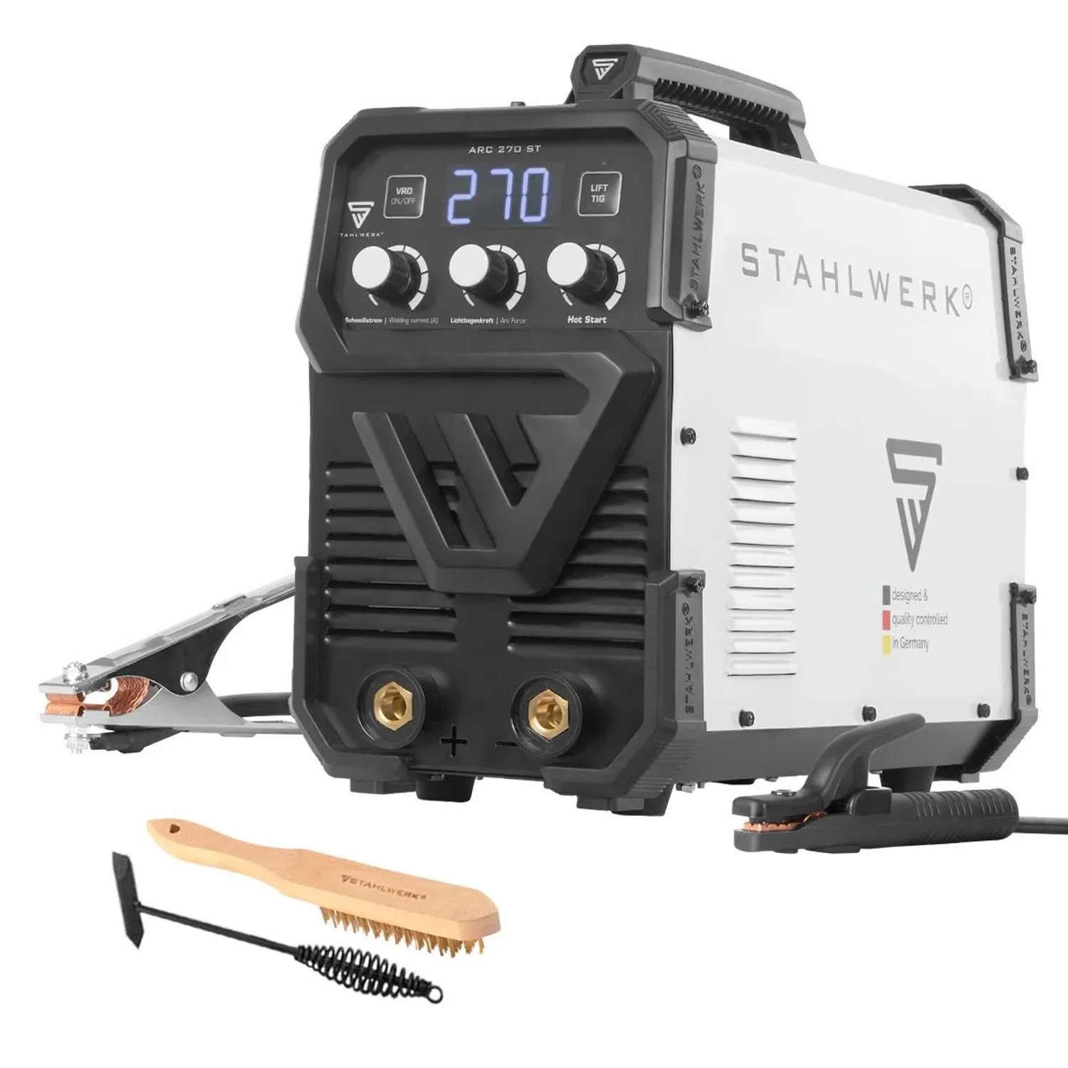 STAHLWERK Elektroden Schweißgerät ARC 270 ST MMA E Hand und Lift TIG Inverter