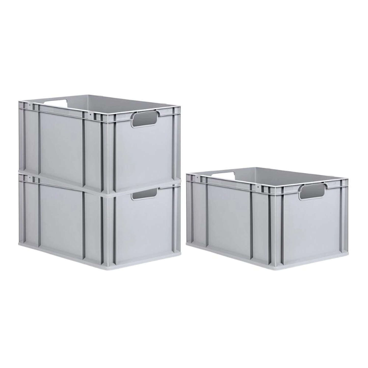 PROREGAL Spar Set 3x Eurobox Nextgen Economy Griffe Offen HxBxT 32 x 40 x 6 günstig online kaufen